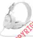 0007194 Wesc Quality Bass White Dj Headphones With Mic