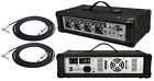 1 " 4 150 Pyle Cables Trs Audio Pro Watt Dj Pmx401 Channel Jack Powered Mixer