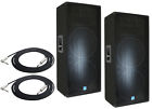 4 Pa 2 Speakers 15 50 Dj " Trs Cables Audio Gemini Gsm-3250 Pro 1 2x 2400w