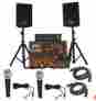595700 Peavey Audio Performer Pack Pro Dj Speaker Mixer System W Mics Cables 014367132489