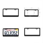 60438 Grand General Black Powder Coated License Plate Frame 760479604382