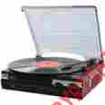 93668 Jensen 3 Speed New Stereo Speaker Receiver System Vinyl Record Player Turntable