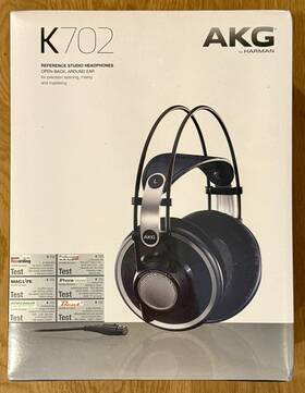 Akg 885038021216 Professional Studio Headphones K702 For Listening Mixing Mastering New Nib