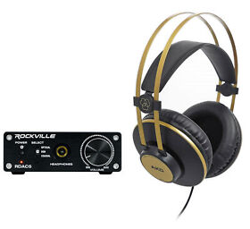 Akg K92 Studio Production.podcast Monitor Headphones Dac Headphone Amp