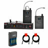 As-950-2n Galaxy Audio Twin Pack Monitor System Charger Xlr 745150758776