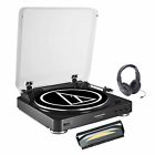At-lp60bkk2 Audio Technica Fully Automatic Stereo Turntable Bundle 841434195784