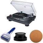 Atlp120bkusbk6 Audiotechnica Turntables Professional With Knox Gear Cork Platter 657379072383
