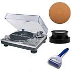 Atlp120usbk11 Audiotechnica Turntables With Knox Gear Cork Platter 657379072369