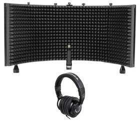 Audio-technica Ath-m40x Rmf1 Ath-m40x Studio Monitor Headphones Athm40x Foam Isolation Shield