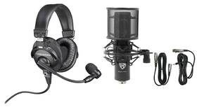 Audio-technica Bphs1 Rcm Bphs1 Over-ear Broadcast Headphones Headset With Boom Studio Mic