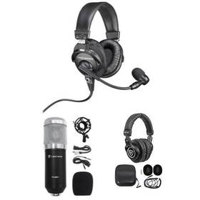 Audio-technica Bphs1 Rcm01 Pro-m50 Bphs1 Over-ear Broadcast Headset With Boom Studio Mic Headphones