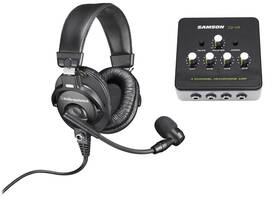 Saqh4 Audio-technica Bphs1 Over-ear Broadcast Headphones Headset With Mic Headphone Amp