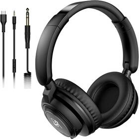 Beattack Be-dj1 Wired Over Ear Headphones Studio Monitor And Mixing Dj Stereo Headsets With 50m