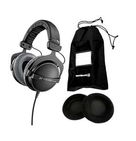 Beyerdynamic 250-ohn Dt 770 Pro 250-ohm Headphone Bundled With Replacement Black Ear Pad