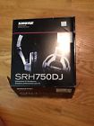 Srh750dj Black Headphones Shure Silver Headband -