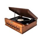 Pvntt6umt Connection Phonograph Vintage Dark Maple Style Usb--pc Turntable