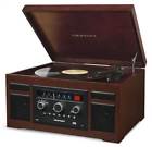 Cr7007d-ma Crosley Radio Entertainment Center With Bluetooth And Pvc 710244220439