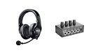 Cshu201-h4k Shure Broadcast Headset Headphone Amp Bundle 730052123517