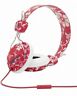 D107189-jred Wesc Conga Headphones Hawaiiwe Jester Red Flowers Microphone 7332577830968