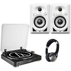 Dm-40bt-watpack2 Pioneer Dj White Bluetooth Monitors Pair Turntable Headphones 0707943571108