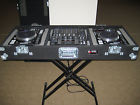 Dns-5000 Denon Dj System Two Table Top Cd Players Dnx-1500 Mixer Plus Coffin