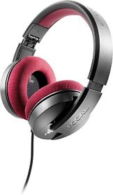 Focal Listen Professional Circum-aural Closed Back Black Red Over-ear Headphones