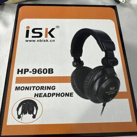 Ha Ha-960-b Isk Closed-back Studio Monitor Headphones #hp-960-b With Box