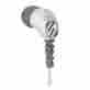 Hps200wgy Scosche Thudbud Noise Isolating Sport Earbuds With Earhooks White And Gray