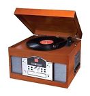 Id Turntable 14729 Player Fm Radio Paprika Cd Usb Finish