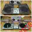 Idj03 Numark Ion Direct Drive Dj System Kit 2 Turntables 1 Mixer New Cartridge