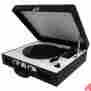 Jta-410-blk Jensen Portable 3-speed Stereo Turntable Built-in Speakers Black 077283914119
