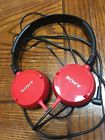 Mdr-zx100-red Mdrzx100red Sony Mdrzx100 Headband Headphones Mdr-zx100-red Mdrzx100red Sony Mdrzx100 Headband Headphones