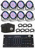 Mega-flt-pk8-plus Rgbw4c-ir Adj American Dj Mega Flat Pak Plus Par System Channel