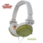 Rp-djs400g Panasonic Folding Dj Headphones Green Cup Street-style Ear Rpdjs400g