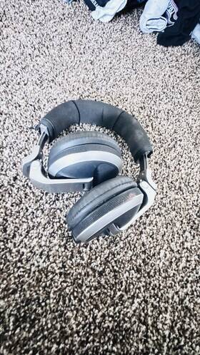 Pioneer Dj Hdj-5 Wired Over-ear Headphones Black Silver Foldable