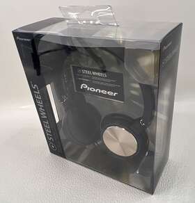 Se-mj71-g Pioneer Headphones Steel Wheels Dj Inspired Black/silver On Ear Wired