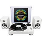 Plx500wcombodm40 Pioneer Direct Drive Turntable White Bundle With Active 660845714427