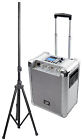 Power Pa Mp3 Usb Battery Pcmx265w Tripod Pro Dj Package Pyle Speaker Stand