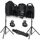 Ppa500bt-bundle Behringer Europort Stands Bag Cables Portable Pa System 603784137025