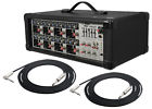 Pmx801 Pyle Cables Audio Dj 8 Mixer 1 Channel 200 4 Powered Trs Pro Jack Watt "