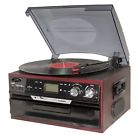 Pttcds7u Radio Usb Pyle Fm Turntable Inputs Cassette Sd Player Aux Cd