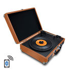 Pvttbt6br Record Aux Classic Turntable Vinyl Style Bluetooth Vintage Player