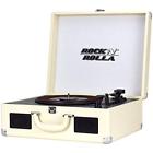 Rnrxl004beigedc Rock Rolla Xl Portable Bluetooth Usb Vinyl Record 780014090401