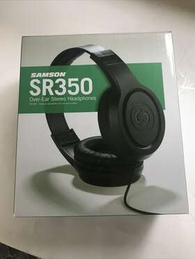 Samson 093693000013 Sr 350 Over Ear Head Phones - New In Box #39c