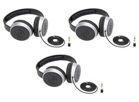 Samson 842041062384 Sr550 Over-ear Studio Headphones Set Of 3