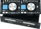 Scratching Player Dj Dcd-pro1000 Rack Wheels Mountable Jog Dual Cd American