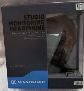 Sennheiser 004974 Hd 280 Pro Black Studio Headphones Wired Closed Back