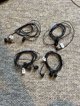 Sennheiser 615104105676 Lot Of 4 Ie4 In-ear Headphones Stereo Earphones Monitoring