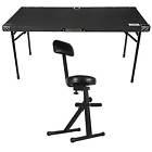 Special Deal Grundorf Portable Dj Table Prox Padded Foldable Musician Throne Chair 635292772887
