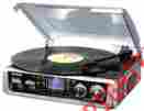 Srcd873 Sylvania Record Player Turn Table Vinyl Usb Audio Out Am Fm Aux Crosley